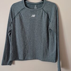 New Balance Gray Long Sleeve Shirt